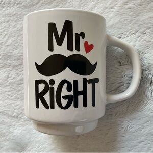 Cute Vintage Mr Right Mug